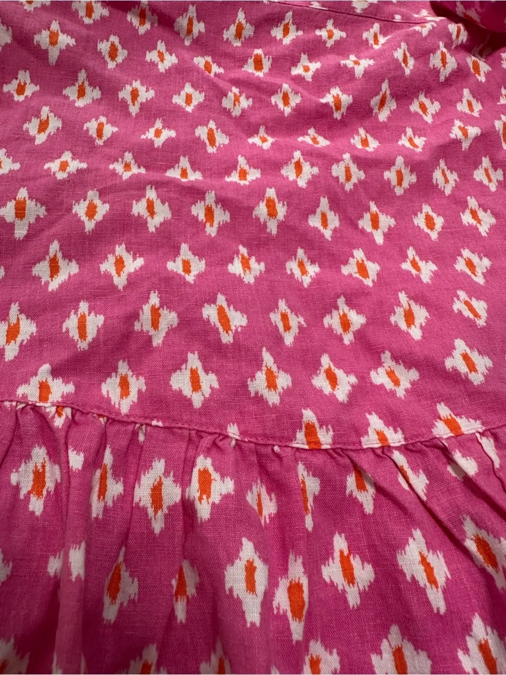 Aerie Pink Pattern Wrap Skirt Women’s Size Small